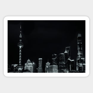 Shanghai Skyline Sticker